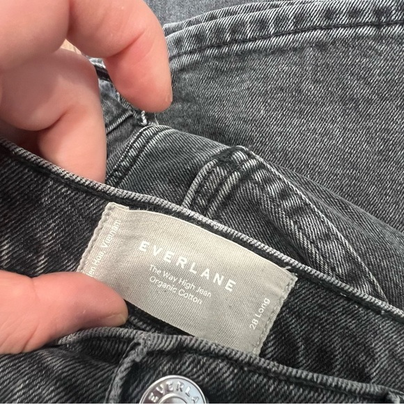 Everlane The Way High Jean Black - Picture 6 of 7